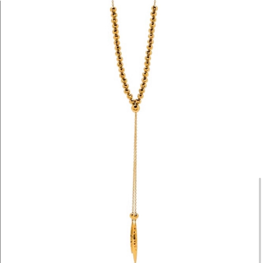 Gorjana Lariat Adjustable Gold Necklace